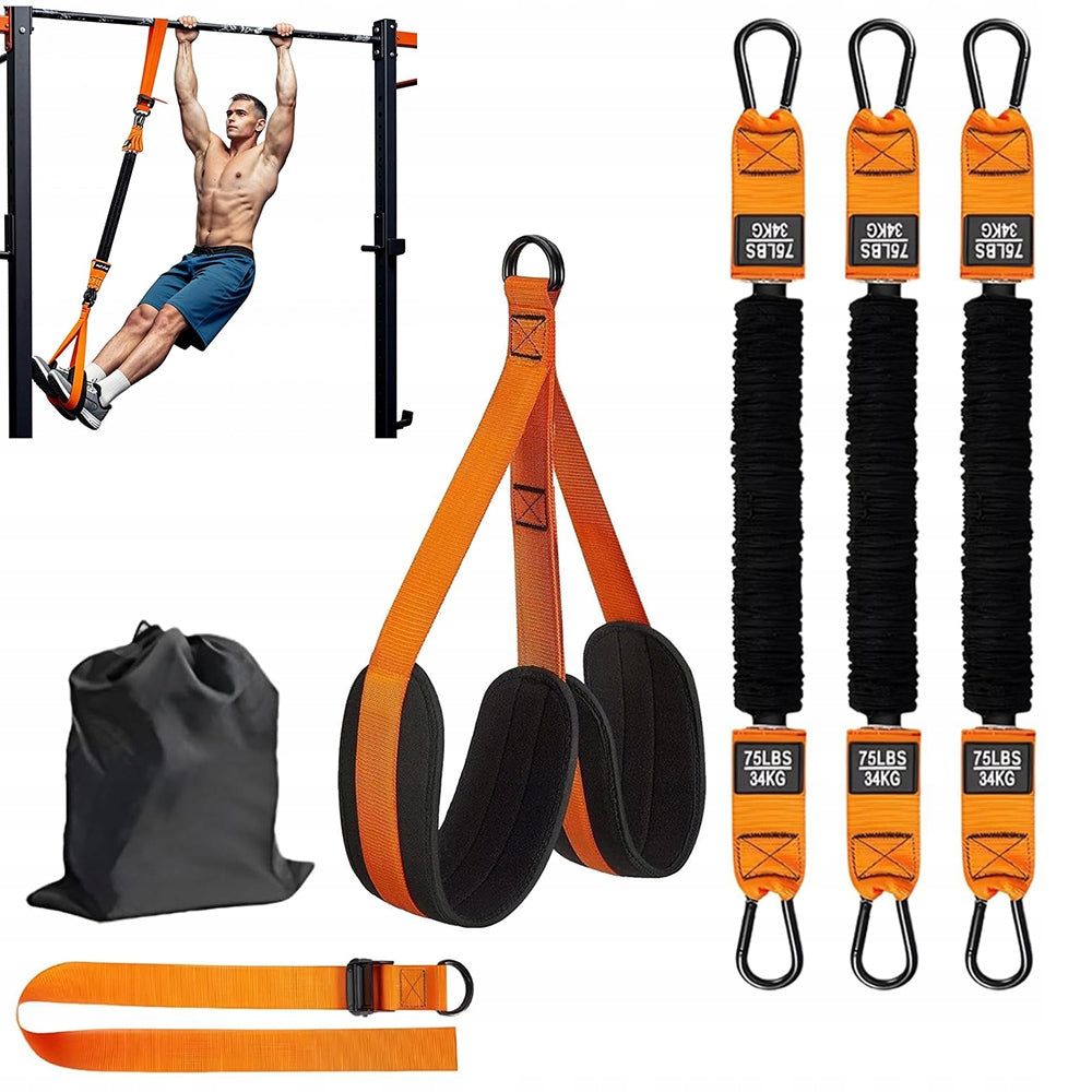 Rubber Auxiliary Pull-Up Belts Training Belts Adjustable 75-225lbs Manufacturer code asrfq34