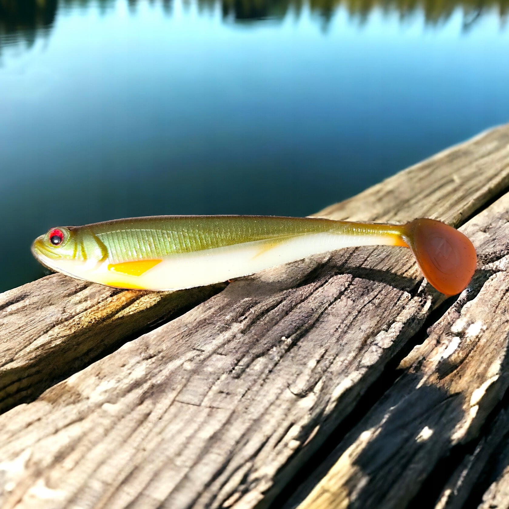 Rubber Dam Shadster 15cm color Spotlight Glov for pike and zander Brand Dam