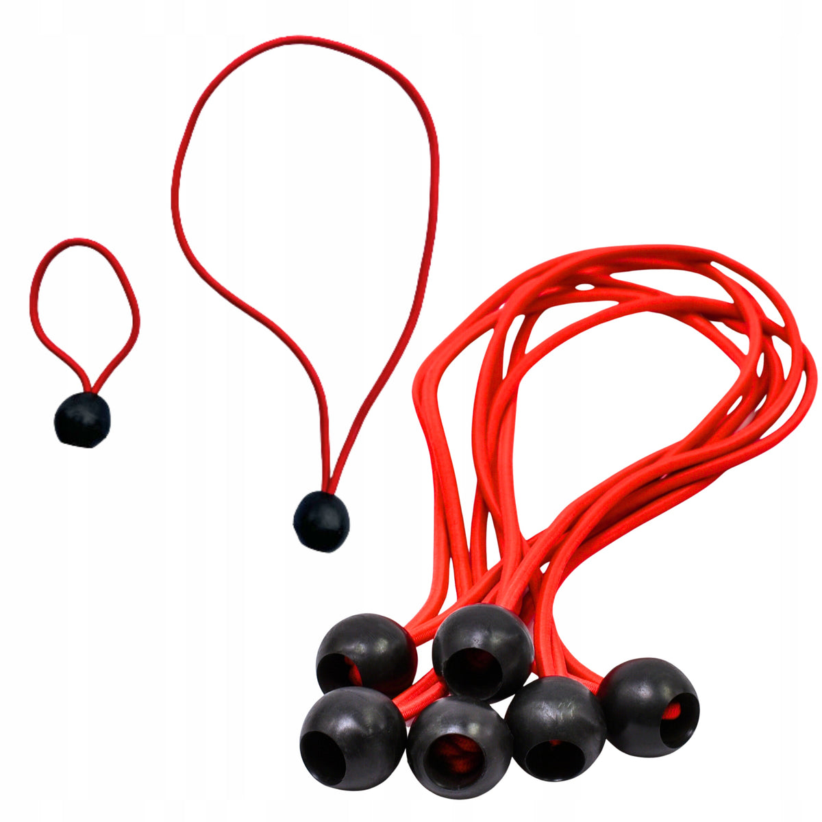 Rubber Elastic Cable with Ball for Fixing Cable Tarpaulin Mesh 30cm