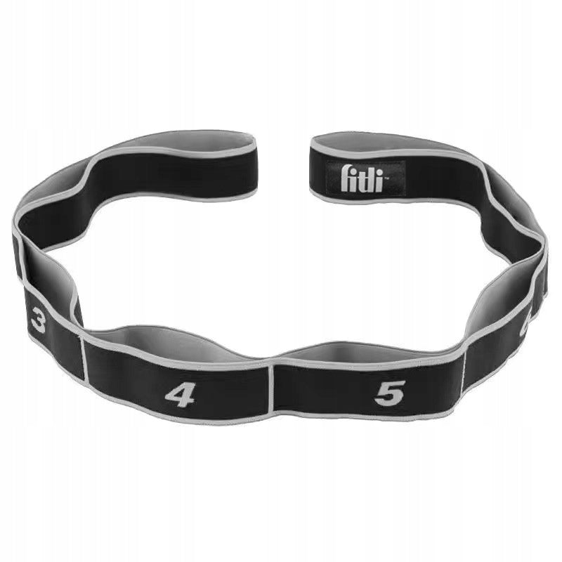 Rubber Gymnastic Tape for Stretching Exercises 100cm Gymnastics Acrobatics Color black