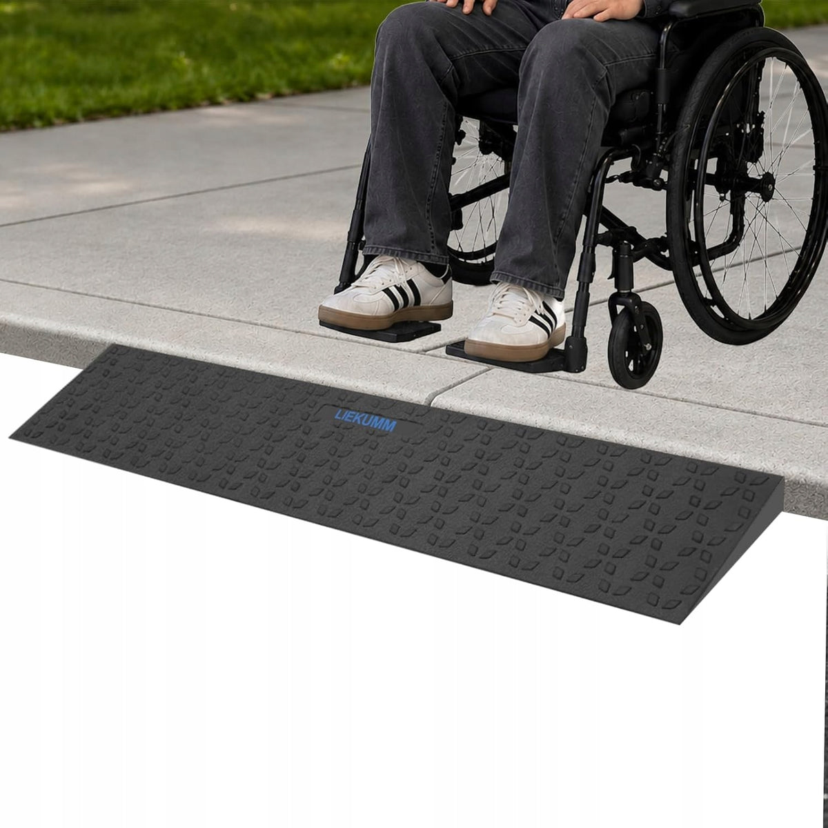 Rubber Overrun Threshold Ramp for Trucks Robot 3cm LIEKUMM