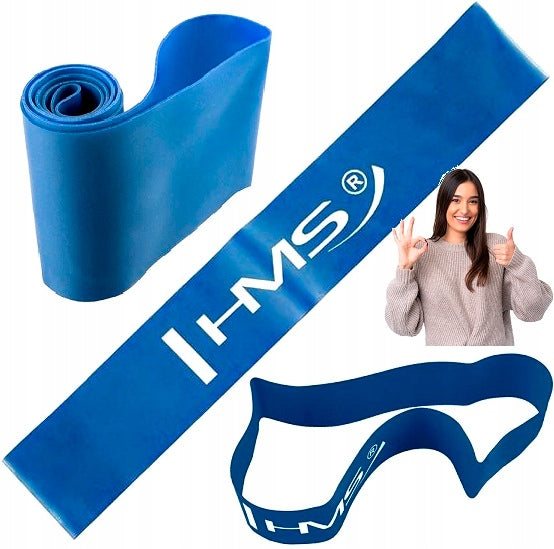 Rubber Resistance Exercise Tape Elastic Rehabilitation 13,5-20,5 KG Color blue