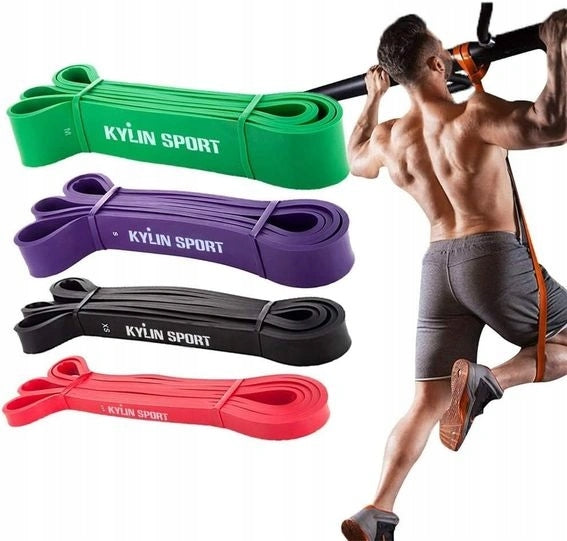 Rubber Resistance Tape for Stretching Exercises 4pcs