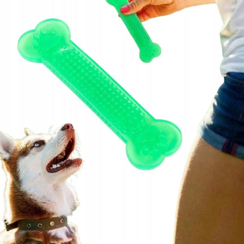 Rubber Teether for Dog | Toothbrush Toy Bone | 14,5x4,5cm (U024)