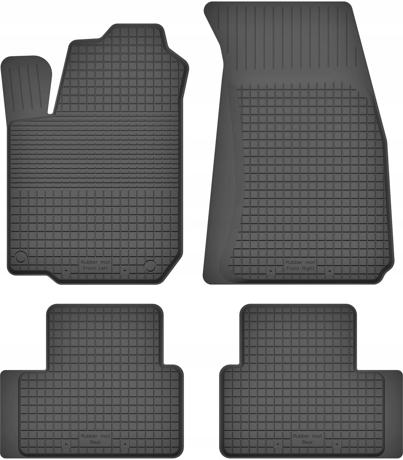 Rubber Tray Rugs for SANDERO STEPWAY III 20-