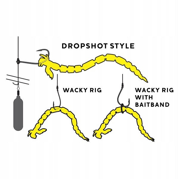 Rubber WESTIN BloodTeez Worm 7,5cm Bloodworm Bait for Whitefish Set of 6pcs Manufacturer code P001-312-006