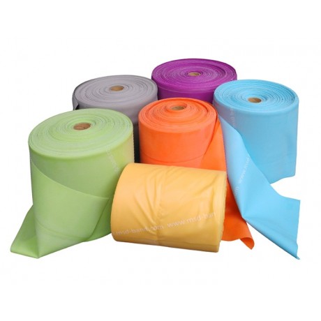 Rubber, exercise tape, PEACH 5,5 m Color yellow
