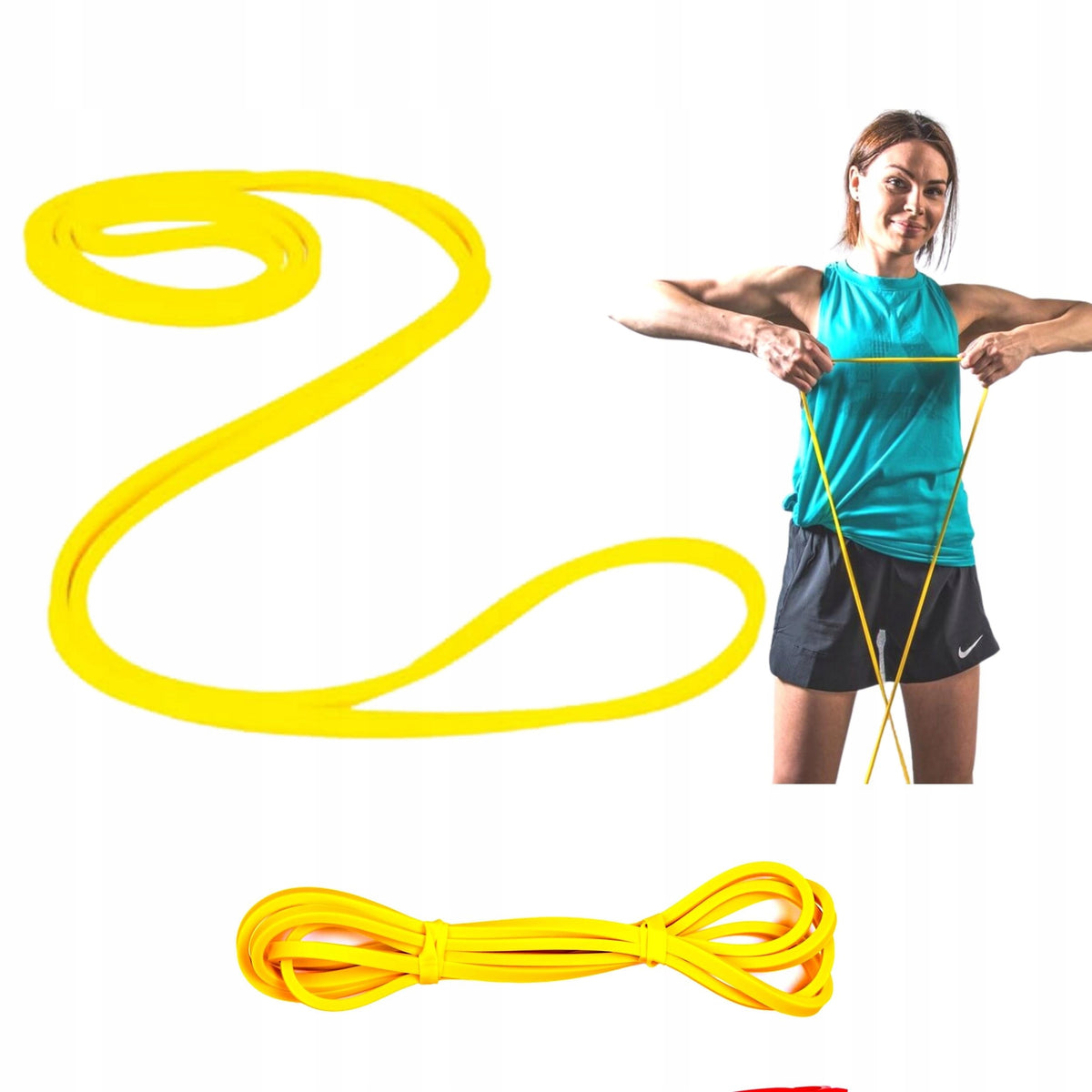 Rubber exercise tape POWER BAND resistance 1,8 - 5,4 KG