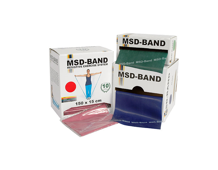 Rubber, exercise tape , RESISTANCE MAX. STRONG, 22,5m Brand MSD