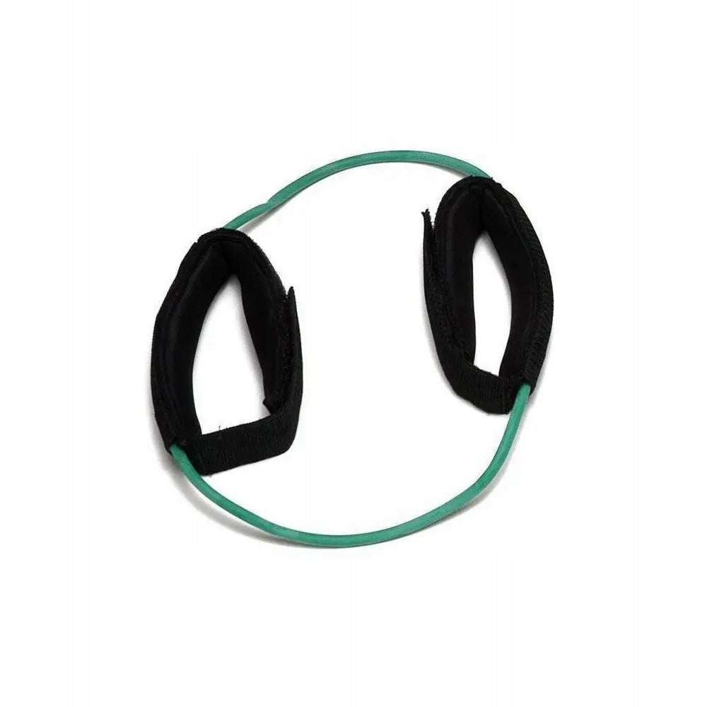 Rubber expander for muscle exercises RUBBER FOR LEGS ring green