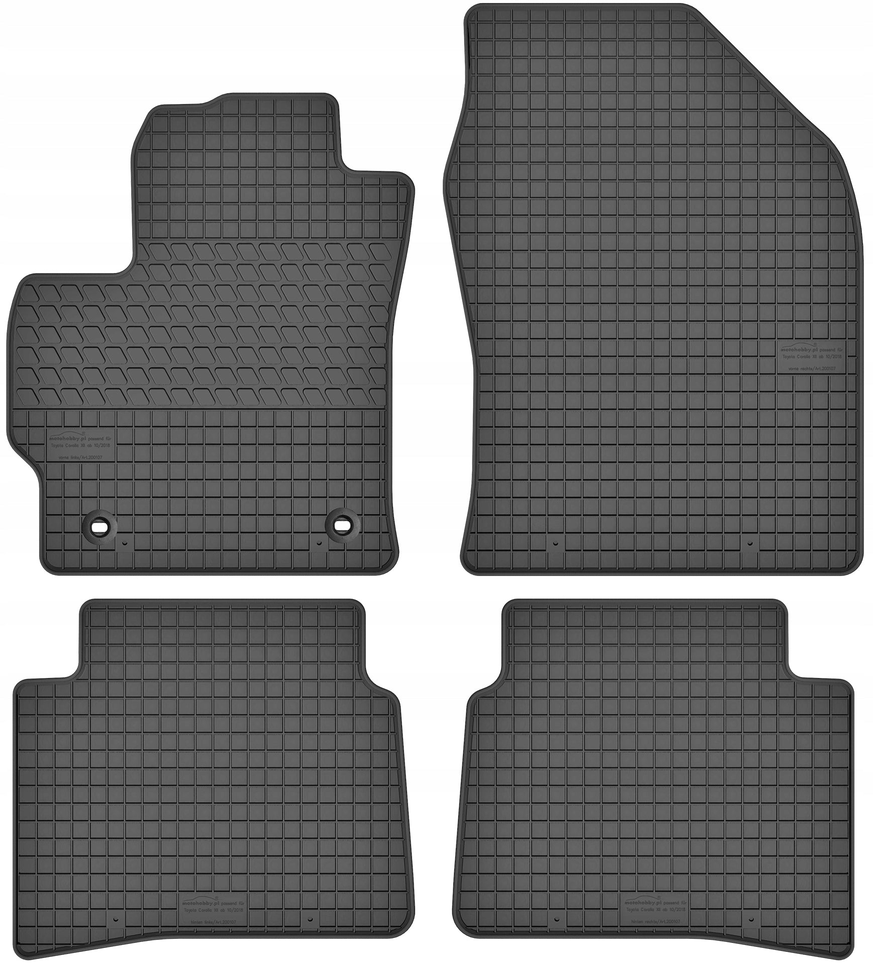 Rubber mats for Toyota Corolla XII E21 (since 2018)