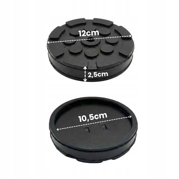 Rubber pad for lift 12cm Manufacturer code P-GUMA-0008