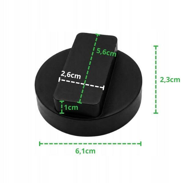 Rubber pads for jack (6,1 cm) BMW 3 4 5 Series Manufacturer code L-GUMA-0005