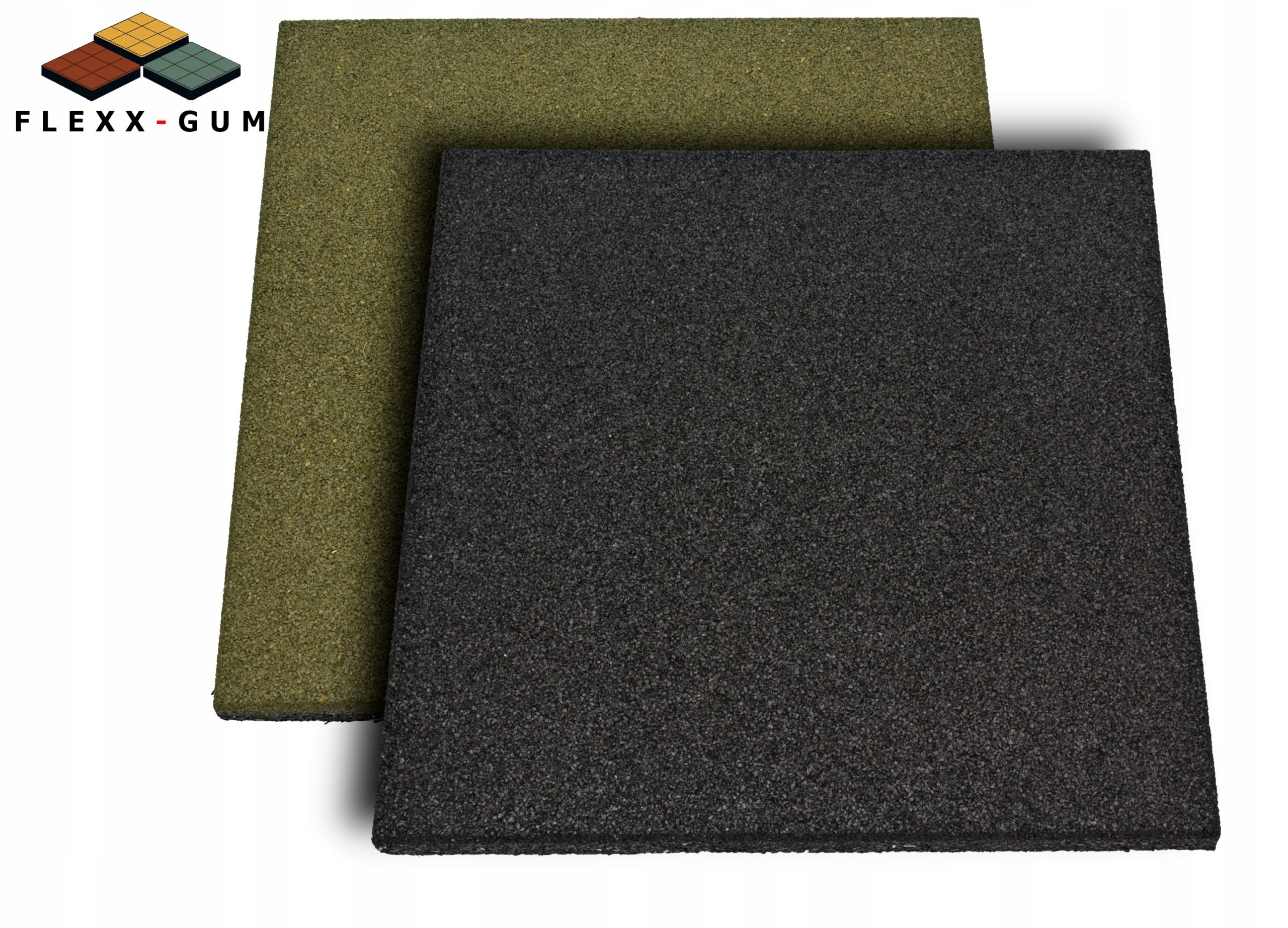 Rubber plate SBR 2,5 cm thick green Product weight with unit packaging 5.8 kg
