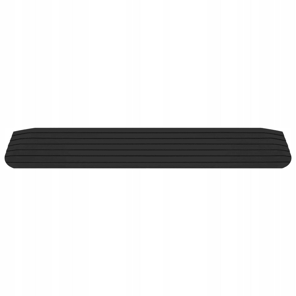 Rubber threshold ramp black 110x21x2,5cm Product weight with unit packaging 5.23 kg