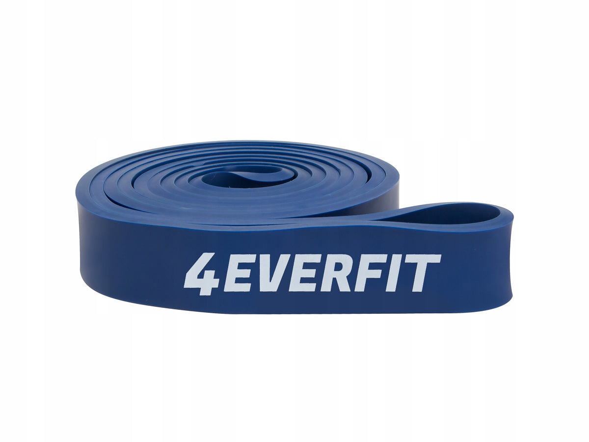 Rubber training tape for exercises POWER BAND 29mm Color blue