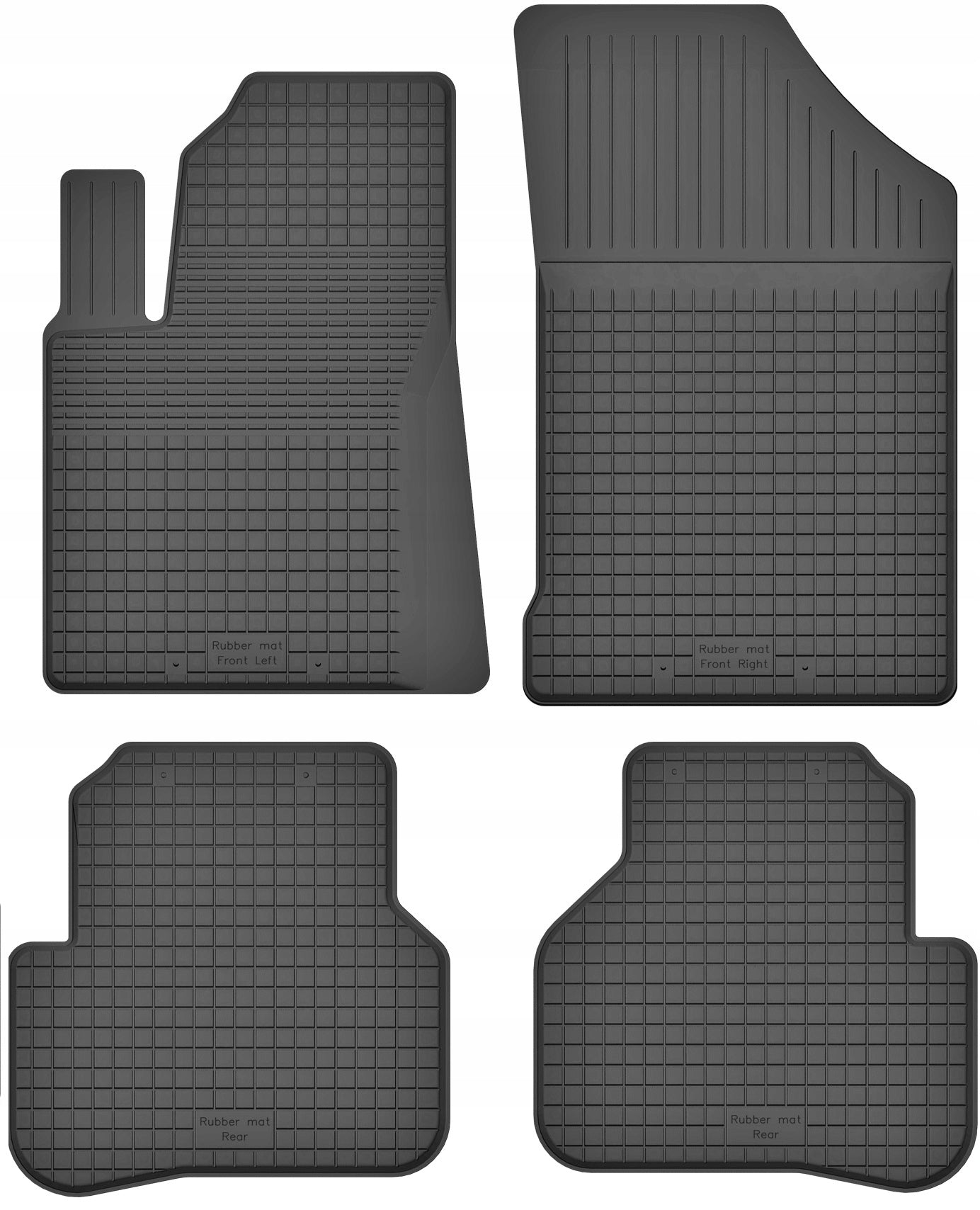 Rubber wiper mats for C4 CACTUS 14-20