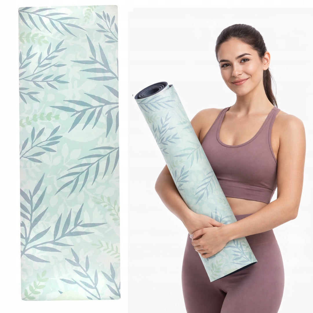 Rubber yoga mat myga Peacemaker Luxurious 3 mm with microfiber
