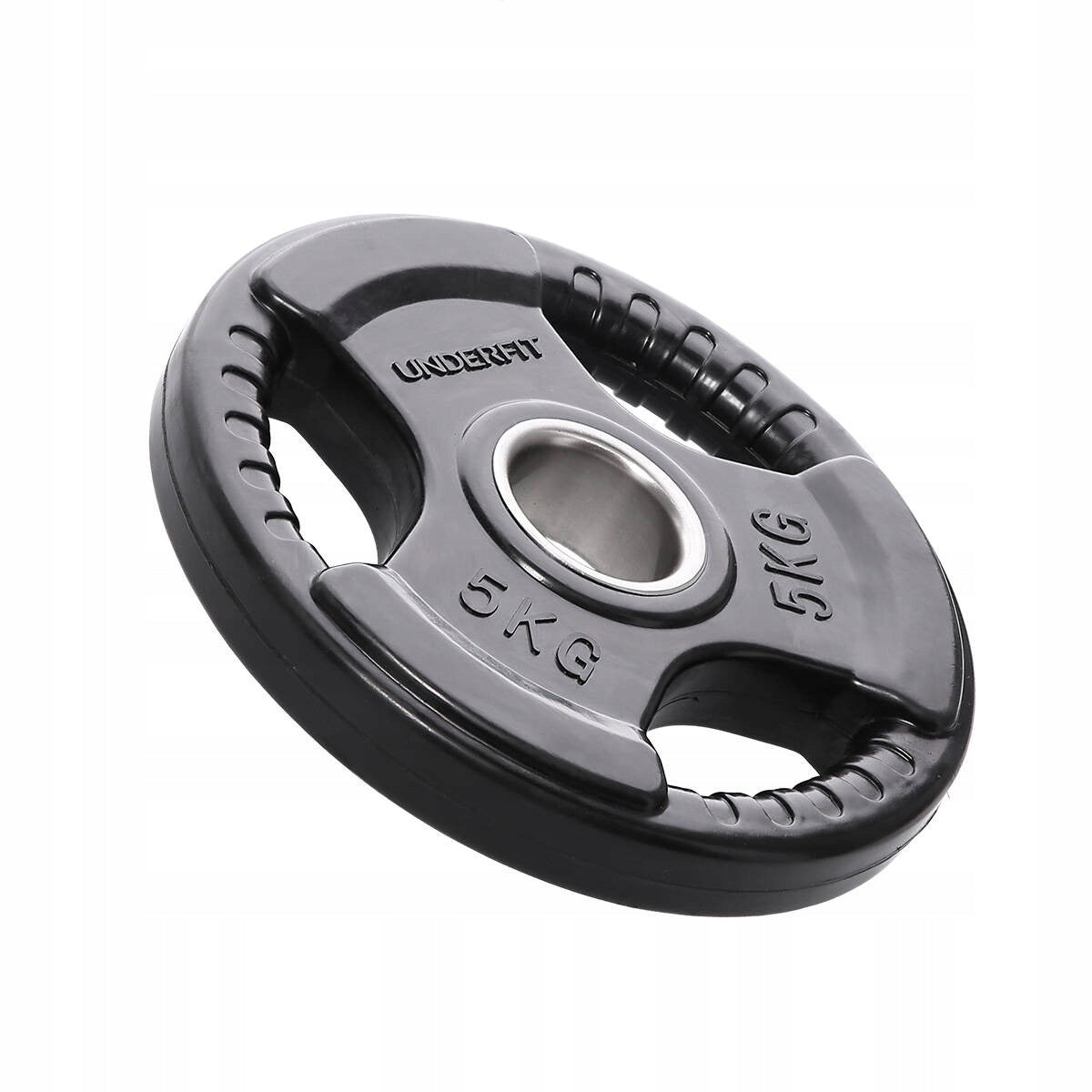 Rubberized Olympic Cast Iron Plate UNDERFIT 5 kg – Coated Load Total weight 5 kg