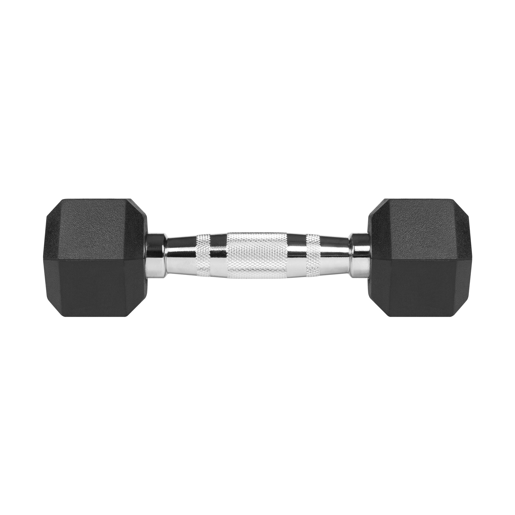 Rubberized cast iron dumbbells HEX 2x2kg Rebel hexagonal set 4kg SOLID Weight 2x 2 kg
