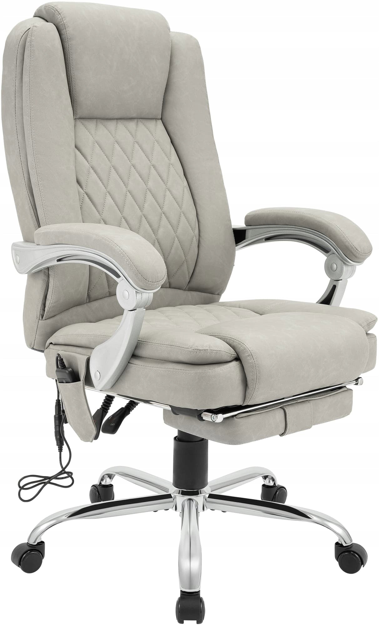 Rubia office chair with faux leather massage function