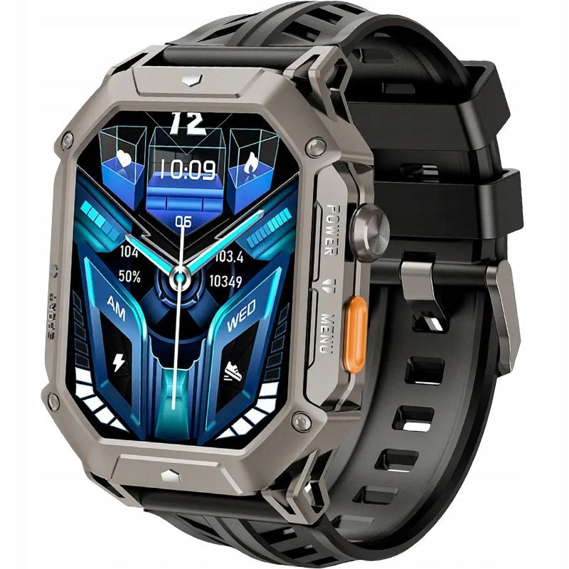Rubicon RNCF24 grey smartwatch with SMARUB298 call function Color gray
