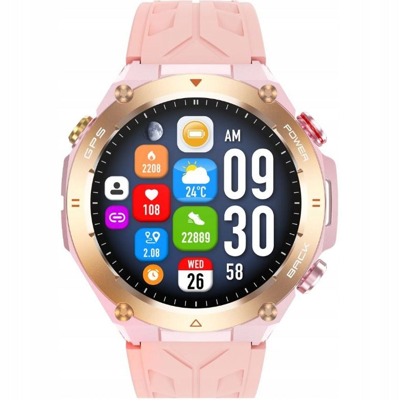 Rubicon RNCF37 sports smartwatch GPS pink SMARUB332 Brand Rubicon