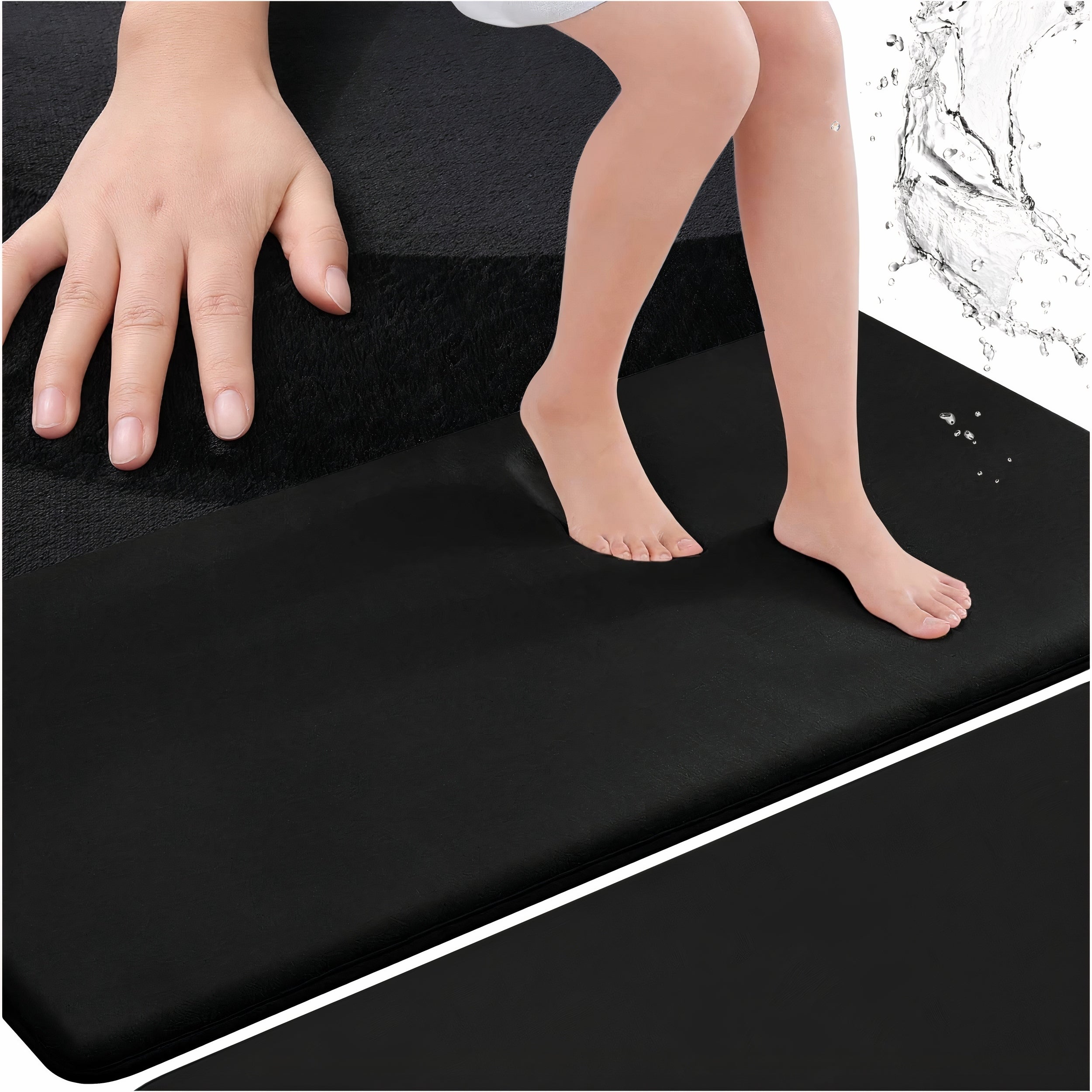 Rug Absorbent Non-Slip Bathroom Mat Quick Drying for Bathroom Toilet