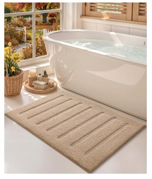 Rug Bathroom Mat Non-slip 61x92 cm Microfiber Beige Manufacturer code B0D3LLHNFR