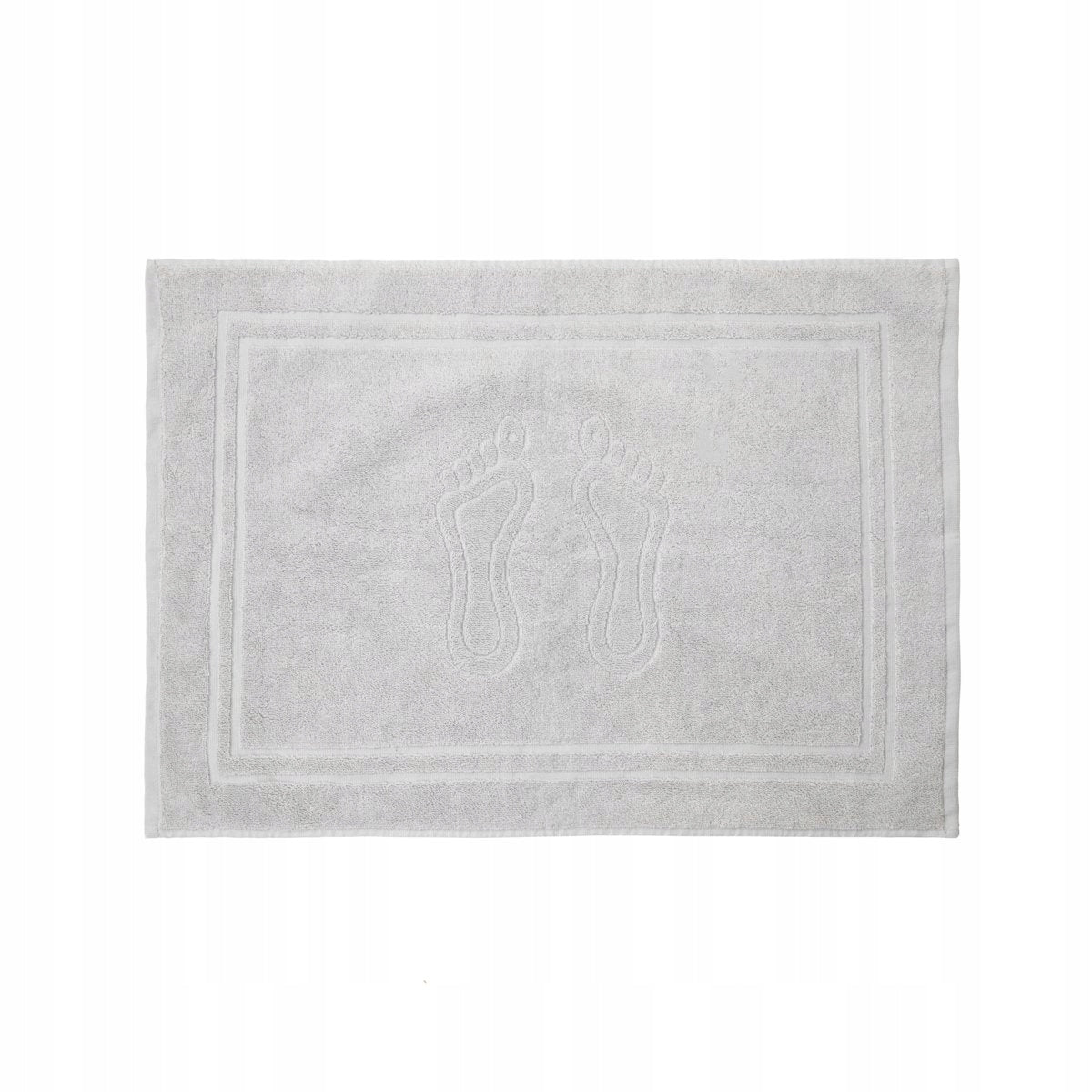 Rug towel hotel foot CORNEL Cotton grey 50x70 cm HOMLA