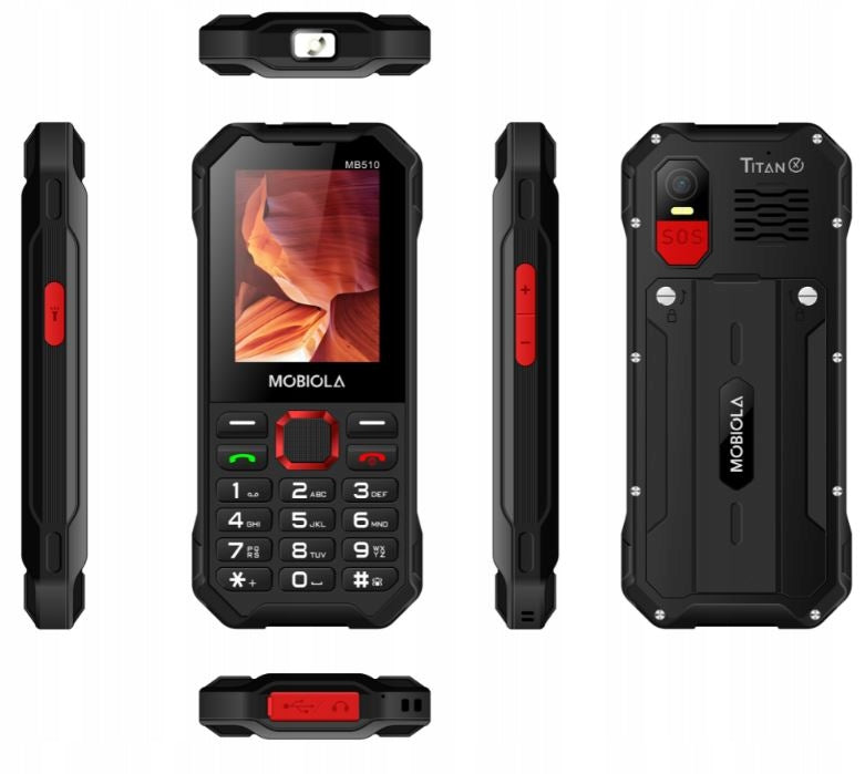 Rugged Mobile Phone Mobiola MB510 TitanX 48 MB/128 MB 4G black EAN (GTIN) 8594203271739