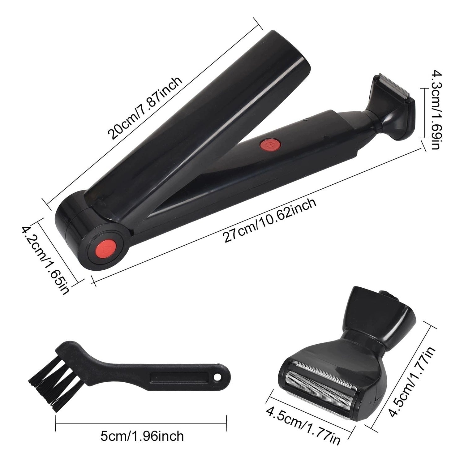 Rugscheerapparaat - ergonomic - USB - for men's care Brand no brand