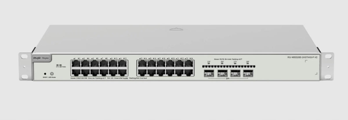 Ruijie Networks RG-NBS3200-24GT4XS-P-V2 Network Switch Managed...