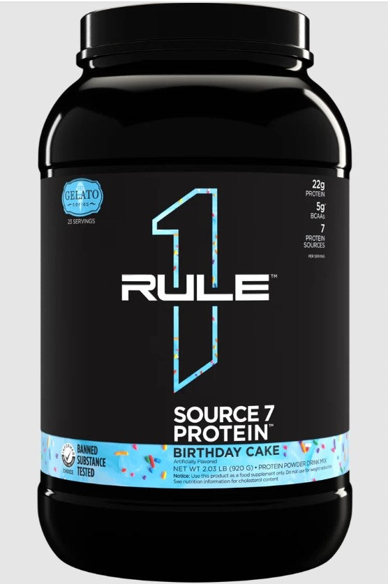 Rule 1 R1 Source7 Protein 897 - 920g Birthday Cake Gelato