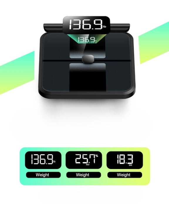 RunSTAR Báscula bathroom scale 8 electrodes 28 meters BMI LED 180kg Packaging status original