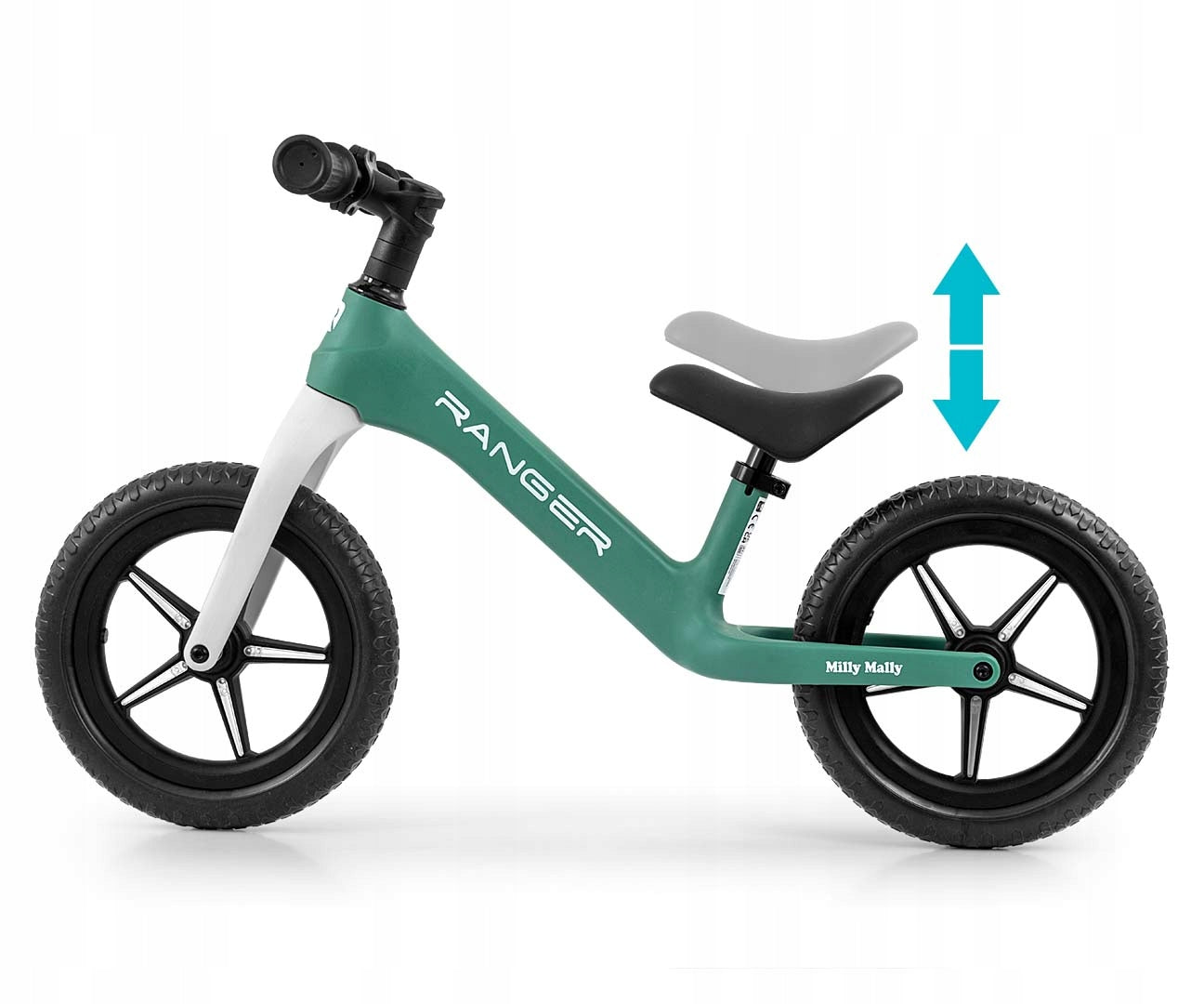 Running Bike for 3 Year Old - Gift for 2 Year Old - Wheel 12 Inches Shines 2+ Brand Milly Mally
