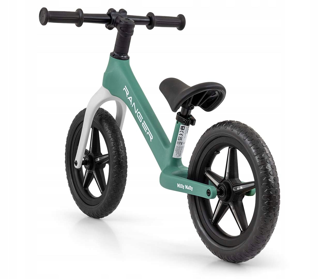 Running Bike for 3 Year Old - Gift for 2 Year Old - Wheel 12 Inches Shines 2+ Model Ranger Flash Ocean