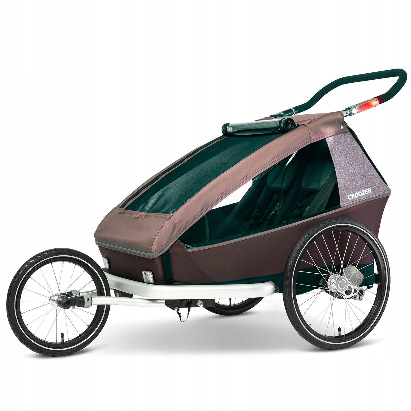 Running set for two-seater trailer Jogging Kit Croozer Keeke Vaaya 2 Brand Croozer