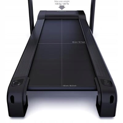 Running treadmill Domyos T900D with connection Measurements training duration distance speed burned calories