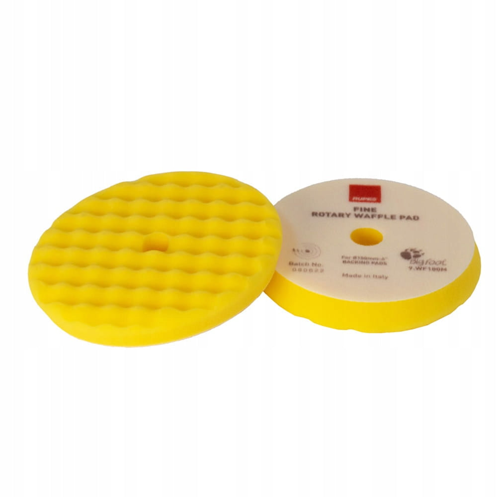 Rupes Rotary waffle FINE polishing sponge grooved soft