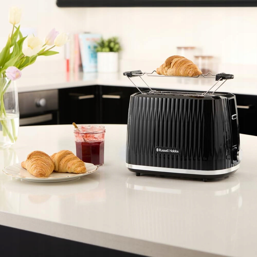 Russell Hobbs Toaster Eden 2 slices black 6 levels 800W 27371-56 Power rating 800 W
