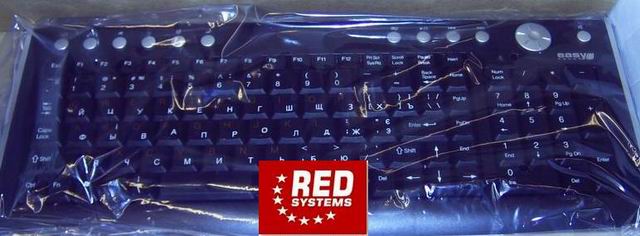 Russian Wireless Keyboard with Mouse Black Batteries included no