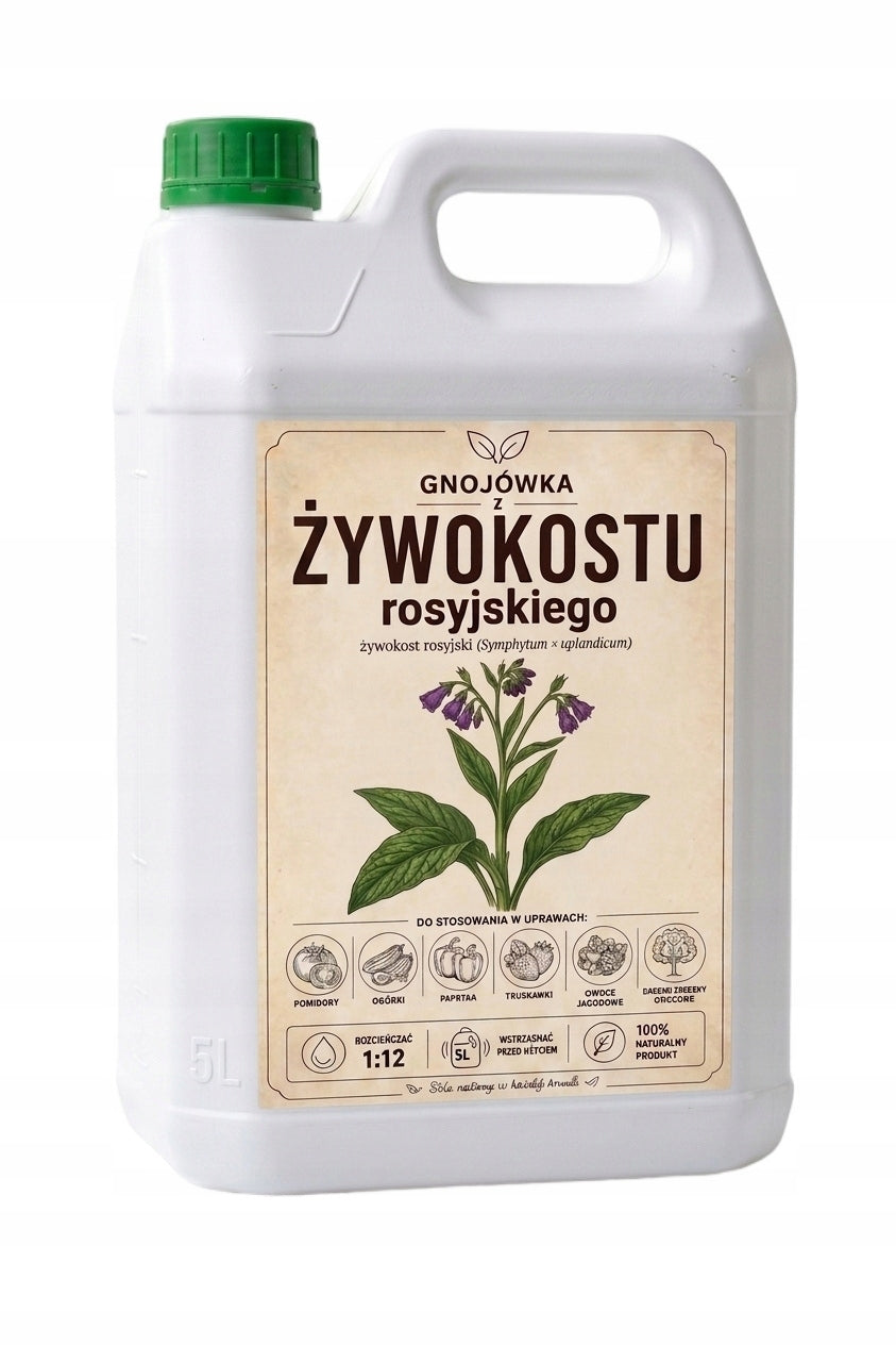 Russian comfrey manure - CONCENTRATE - 5L natural EKO