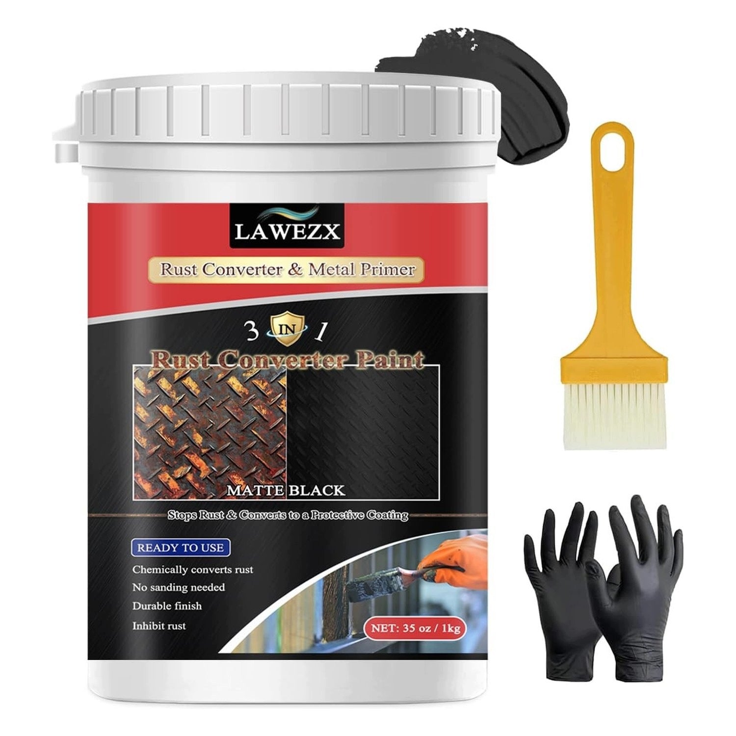 Rust removal solution - 3 in 1 - 1000 ml - for metal