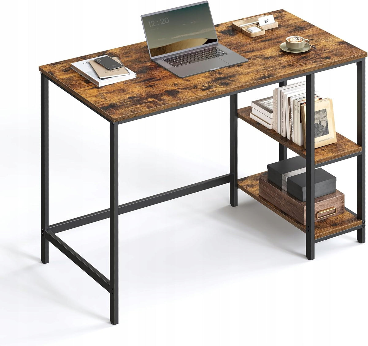 Rustic Industrial Computer Desk for Office/Study Room