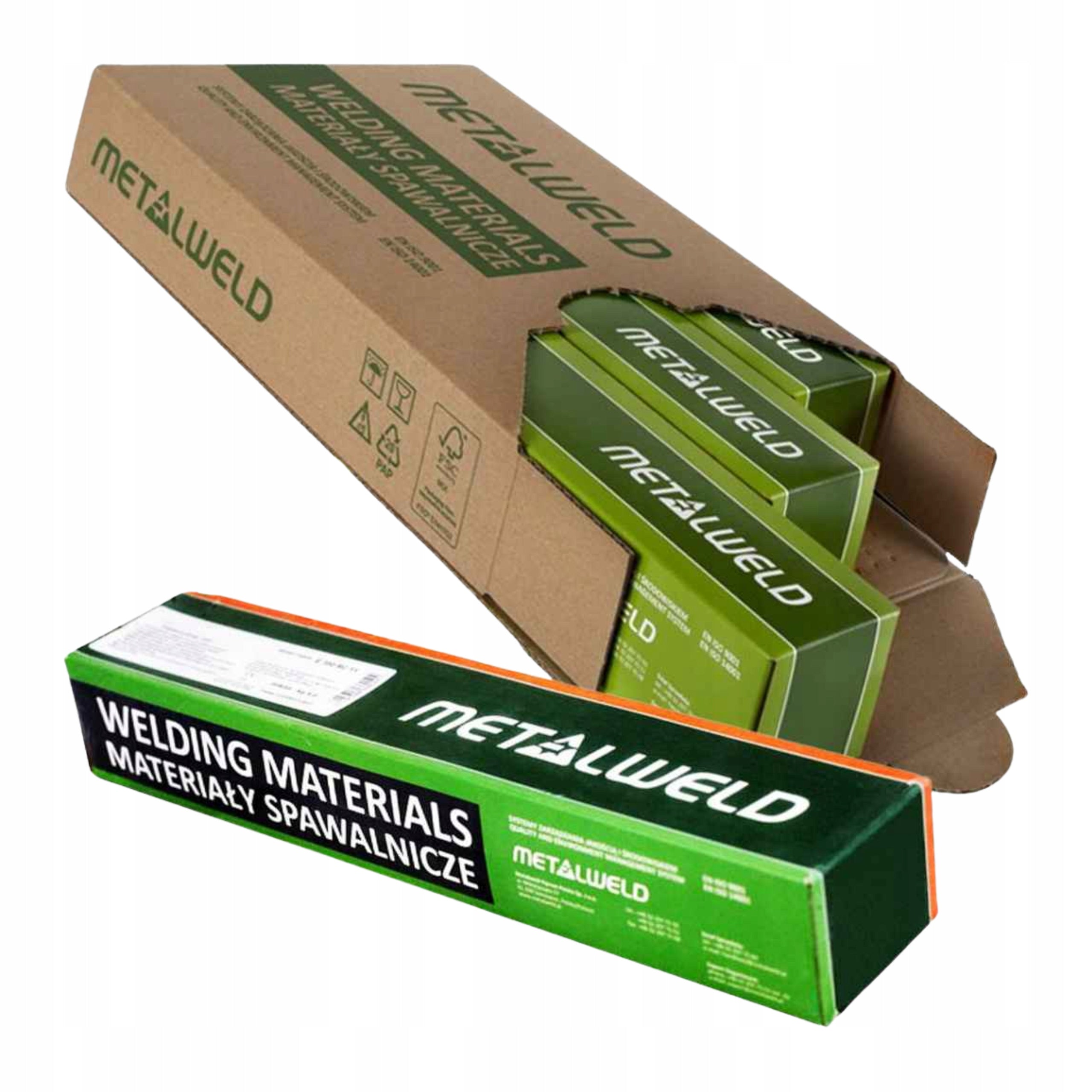 Rutile welding electrodes for welding 3,2 5KG for steel METALWELD