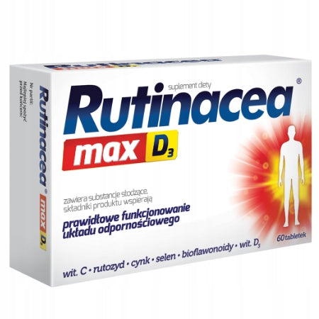 Rutinacea Max D3 2000, 60 tablets