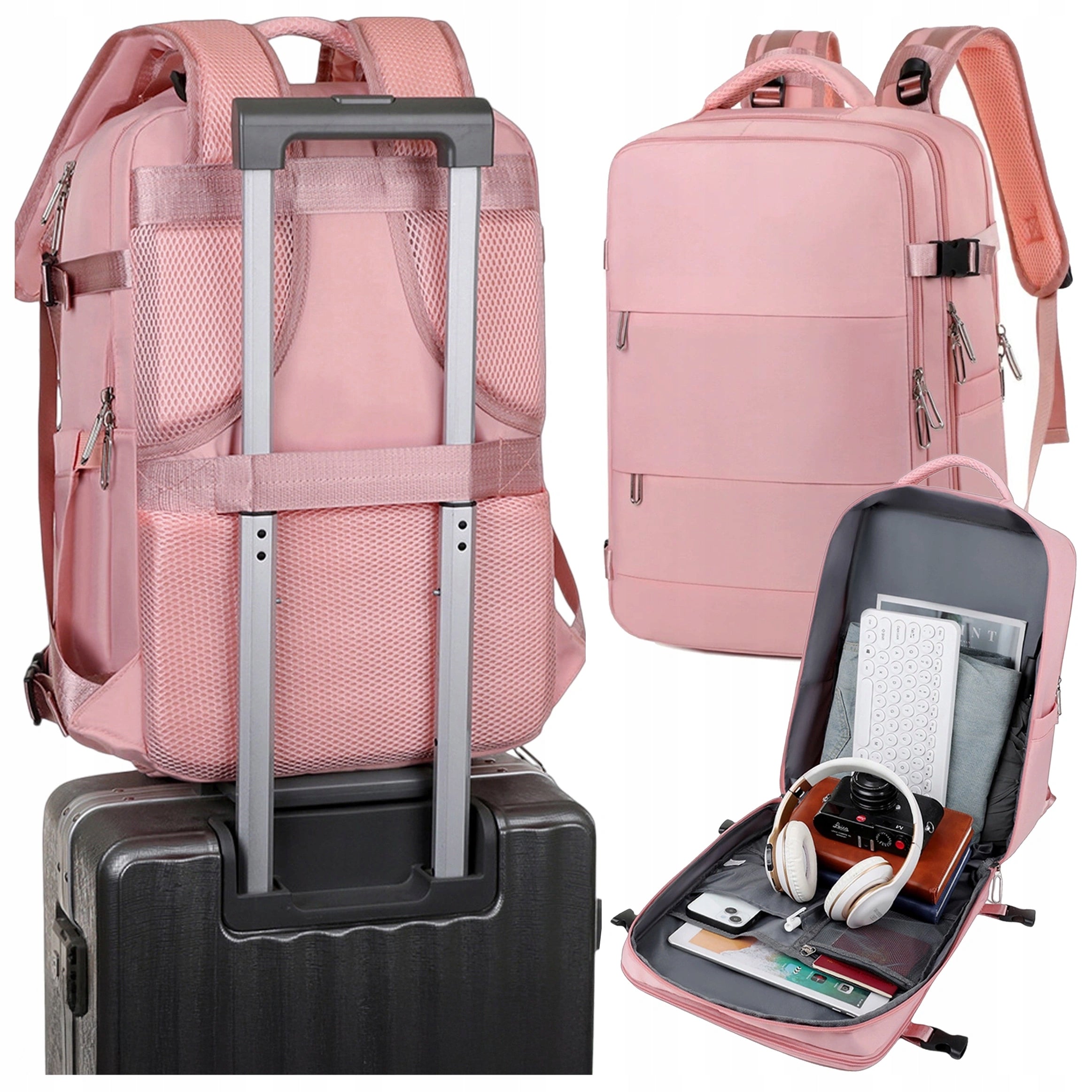 Ryanair Wizzair Travel Backpack Lightweight Large Handheld Laptop Backpack