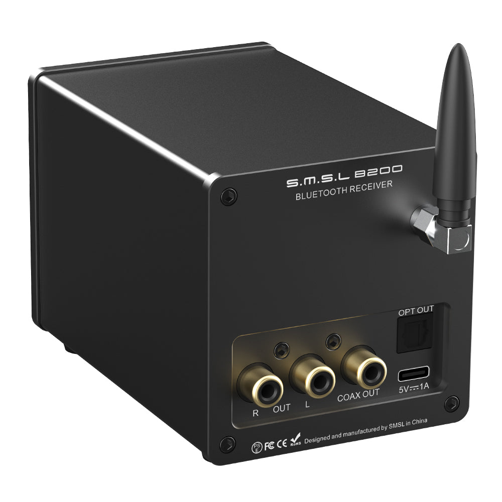 S.M.S.L B200 Bluetooth Receiver with LDAC,aptX HD, AAC,SBC&USB Support Manufacturer code 6976935812275