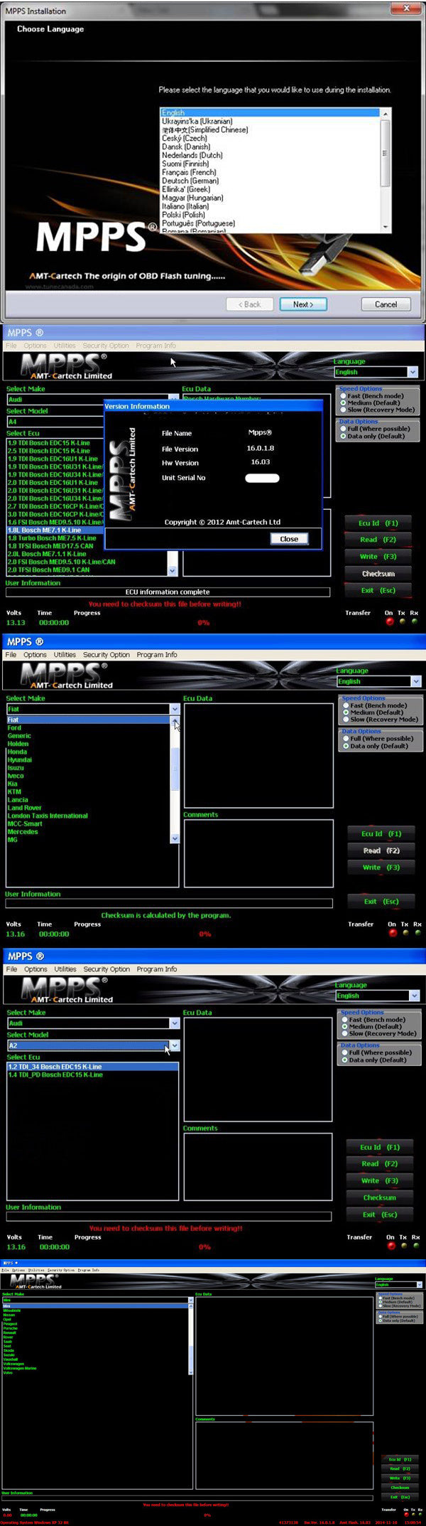 S-MPPS v18 CHIP TUNING OBD2 K+CAN + UDS DPF FAP Brand no brand